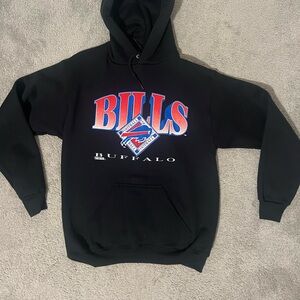 90s Buffalo Bills Black Hoodie